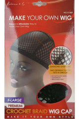 Premium Crochet Braid Wig Cap - Extra Large #91489