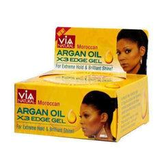 Via Natural Moroccan Argan Oil X3 Edge Gel