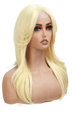 Ashley: Synthetic hair 4" Lace part + Lace Frontal wig