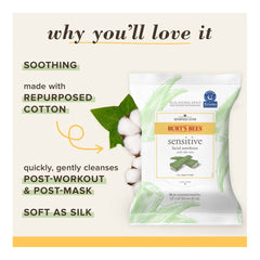 Burt's Bees Sensitive Facial Towelettes