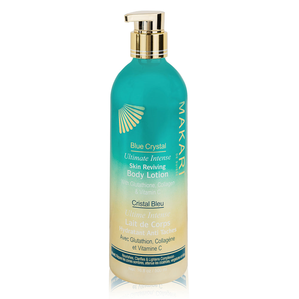 Makari de Suisse MAKARI CRISTAL BLEU Ultime Intense LAIT de Corps Hydratant Anti Taches - Authentic Skincare Treatment