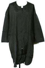 Stylist Coat w/Zipper Closure Black #5155