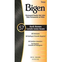 Bigen Permanent Powder Hair Color - 57 Dark Brown