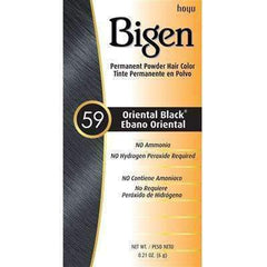 Bigen Permanent Powder Hair Color - 59 Oriental Black