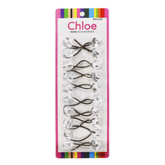 Chloe Hair Baubles - Clear #BR2620C