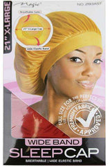 Magic Collection Wide Band Sleep Cap Extra Large #2193AST Assorted
