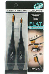 Magic Collection Oval Lining & Blending & Contouring Brush 2pc