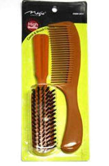 Magic Collection Handle Comb & Brush Set