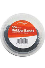 Magic Collection Rubber Bands Black 500pcs