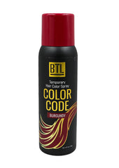 BTL Color Code Temporary Hair Color Spray - Burgundy