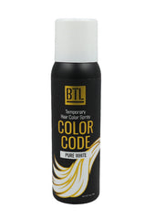 BTL Color Code Temporary Hair Color Spray - Pure White