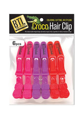 BTL Croco Hair Clips - Assorted