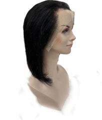 Natural Way Bob: 100% Human Hair 4"x13" Lace Frontal Wig