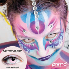 PRIMAL ® Cotton Candy - Pink Colored Contact Lenses