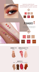 Secret of Pharaoh 7 Shades Eyeshadow Palette - Everlasting Splendor