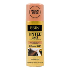 EBIN Tinted Lace Aerosol Spray - Medium Brown