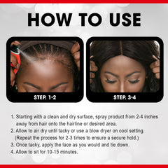 EBIN Wonder Lace Wig Bond Adhesive Spray - Active 14.2oz