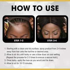 EBIN Wonder Lace Wig Bond Adhesive Spray - Sensitive 14.2oz