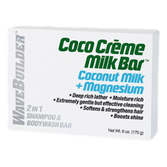 WaveBuilder Coco Crème Milk 2 In 1 Shampoo & Body Wash Bar