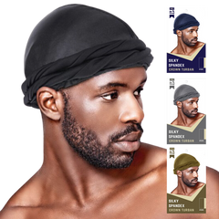 Mr. Durag Silky Spandex Crown Turban - Assorted #4349