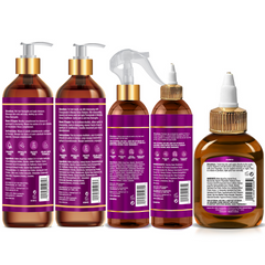 Difeel Pomegranate & Manuka Honey Deluxe Hair Care Collection 5PC 33.8oz