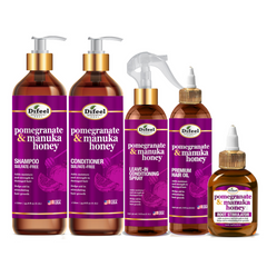 Difeel Pomegranate & Manuka Honey Deluxe Hair Care Collection 5PC 33.8oz