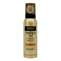 EBIN Tinted Lace Foaming Mousse - Light Warm Brown