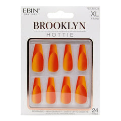 EBIN Press-On Nails Brooklyn Hottie #N3DB003 X-Long