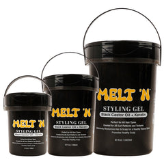 EBIN Melt 'N Styling Gel - Black Castor Oil + Keratin
