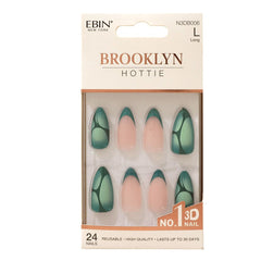 EBIN Press-On Nails Brooklyn Hottie #N3DB006 Long