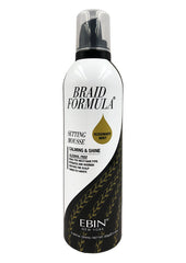 EBIN Braid Formula Calming & Shine Setting Mousse - Rosemary Mint