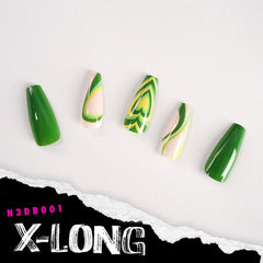 EBIN Press-On Nails Brooklyn Hottie #N3DB001 X-Long