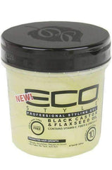 Eco Style Black Castor & Flaxseed Oil Styling Gel 16oz