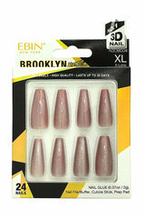 EBIN Press-On Nails Brooklyn Hottie #N3DB004 X-Long