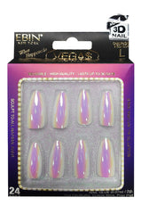 EBIN Press-On Nails What Happens in Vegas - Champagne #N3DV004 Long