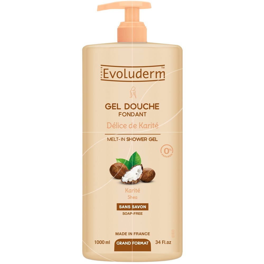 Evoluderm EVOLUDERM® GEL DOUCHE DÉLICE de KARITÉ XL - Authentic Skincare Treatment