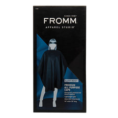 FROMM Premium Client All Purpose Salon Cape - Black