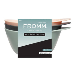 FROMM Large Color Mixing Bowl Set 16oz - 3 Pack