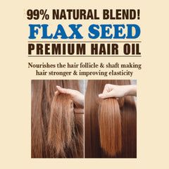 Difeel Premium Natural Hair Oil - Flax Seed