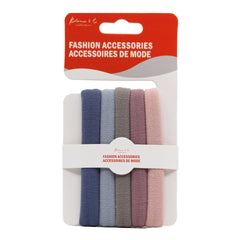 Fashion Ponytail Holder 5pk - Assorted #91982