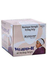 Wrapp-it 40 Styling Strips White #37100
