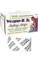 Wrapp-It Jr. Styling Strips Carton White#37300