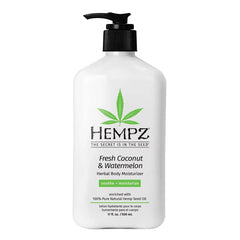 HEMPZ Fresh Coconut & Watermelon Herbal Body Moisturizer 17oz