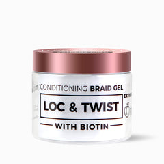 Nicka K Loc & Twist Conditioning Braid Gel 10.14oz - Sweet Peach