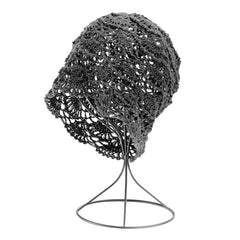 Handmade Fashion Crochet Bucket Hat - Black