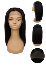 Honey Plus: 100% Human Hair 13"x4" Free Part Lace Front Wig