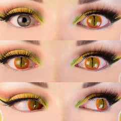 PRIMAL ® Jurassic I - Yellow Reptile Colored Contact lenses