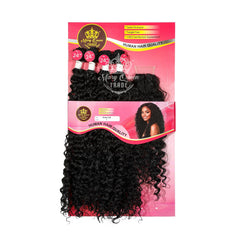 Mary Queen BioProtein™ Kinky Coil 4-Bundle Set with Closure – 24"