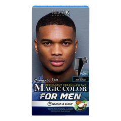 Magic Color For Men Permanent Cream Hair Dye - Jet Black