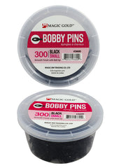 Magic Gold 300 Small Bobby Pins - #3600 Black